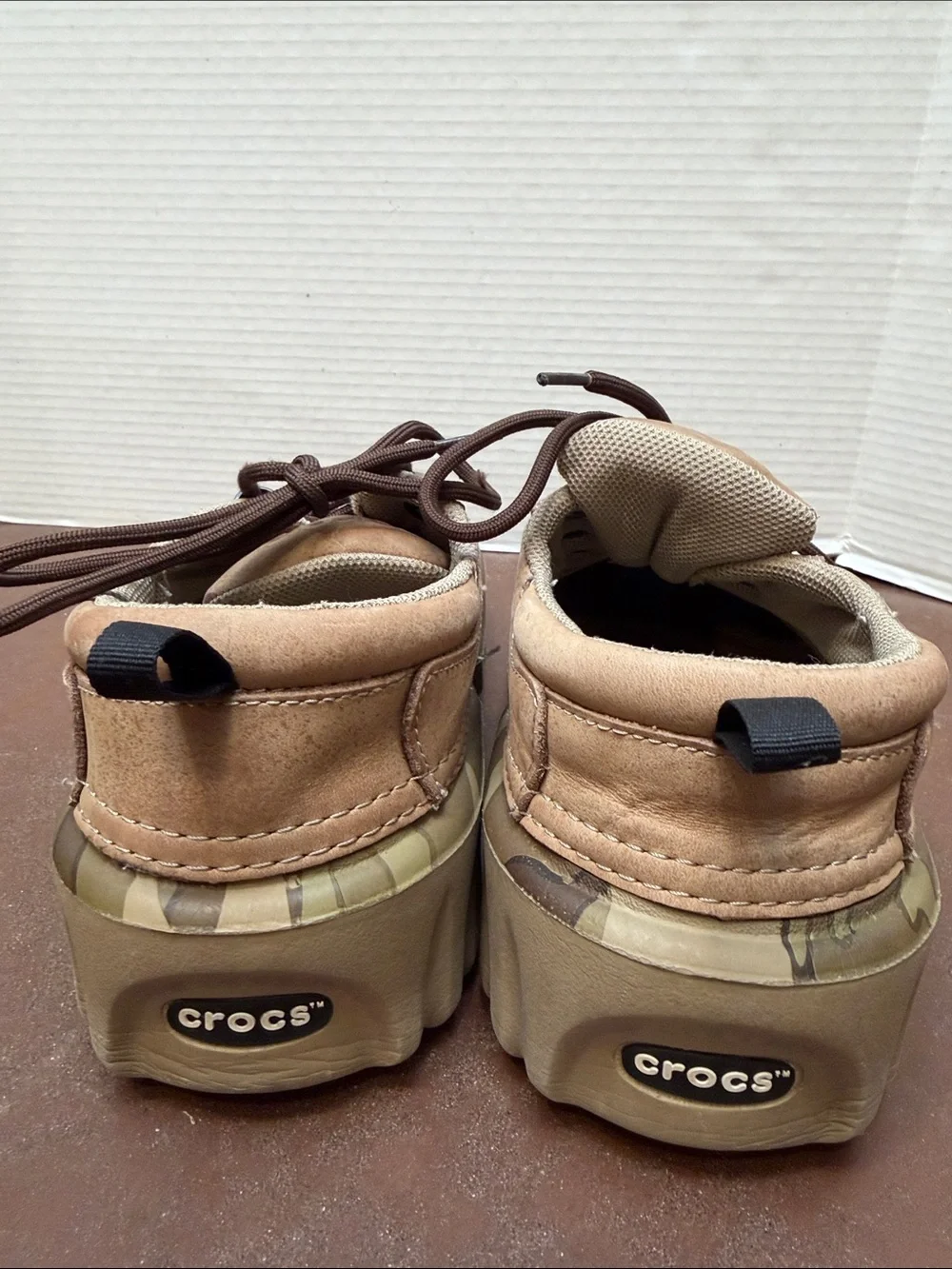 CROCS Men's Axle all-terrain desert Camouflage Boat Shoes